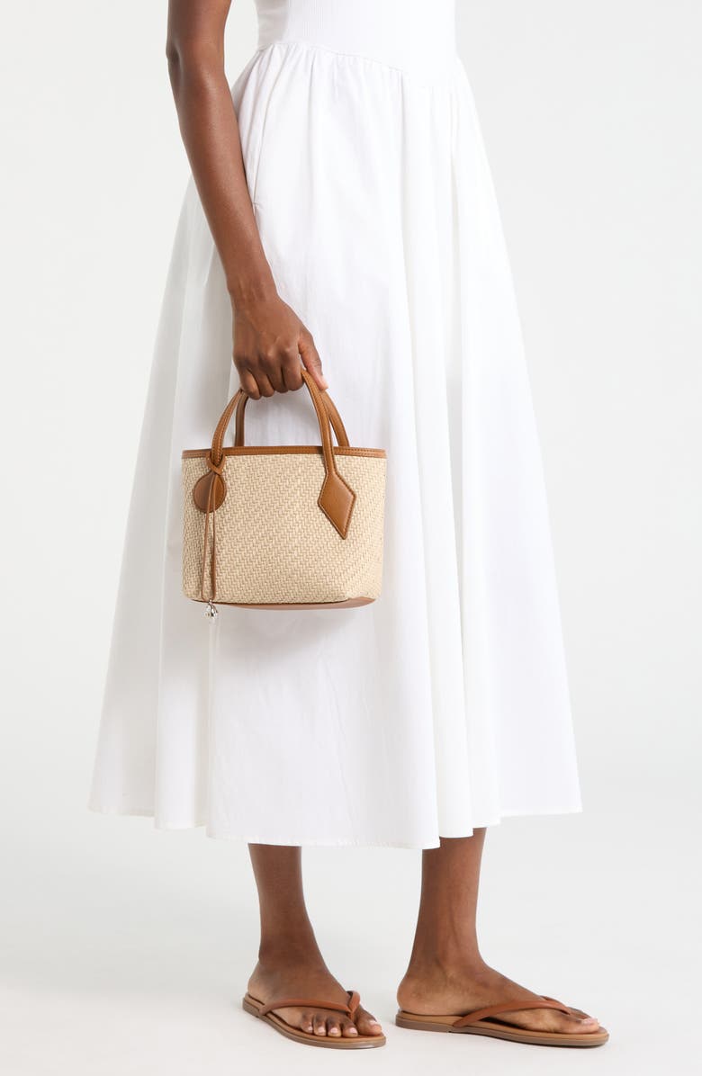 LIFFNER Sprout Micro Raffia Tote, Alternate, color, Beige