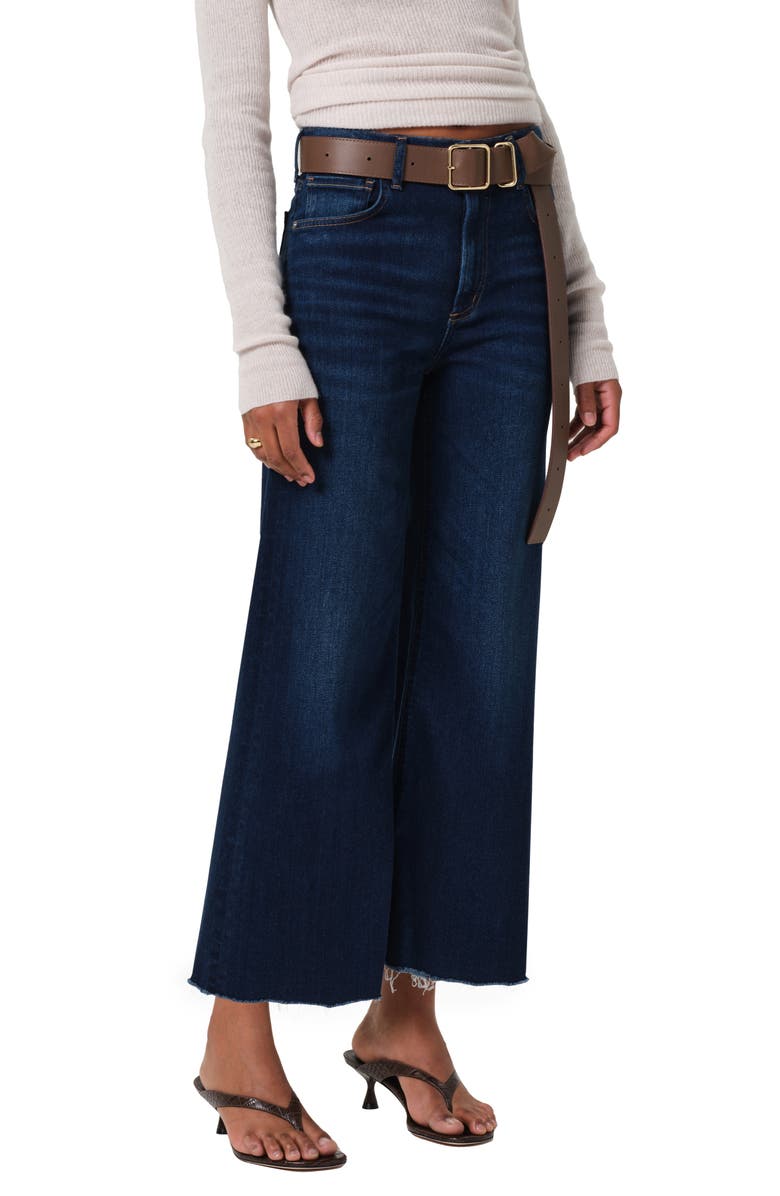 Citizens of Humanity Lyra Raw Hem High Waist Crop Wide Leg Jeans, Alternate, color,