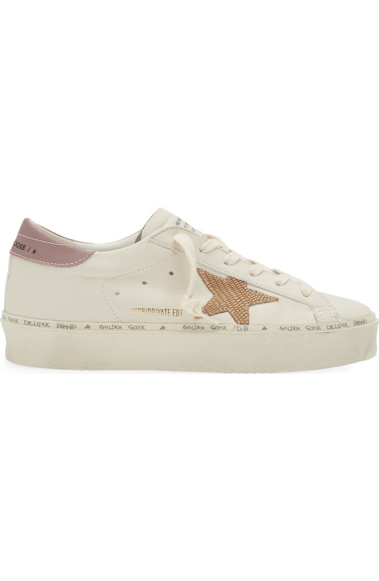 Golden Goose Hi Star Low Top Platform Sneaker, Alternate, color, White/ Beige