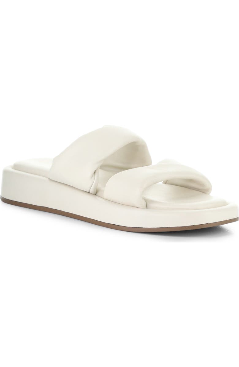 Bos. & Co. Bayla Platform Wedge Slide Sandal, Main, color, White