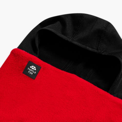 Turtle Fur Youth Fleece Shellaclava Balaclava In Red