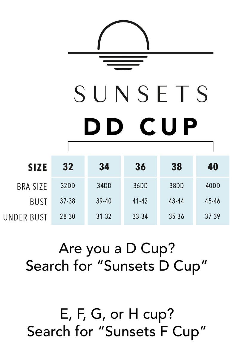 Sunsets Elsie Tankini Swimsuit Top - DD Cup, Alternate, color, Black
