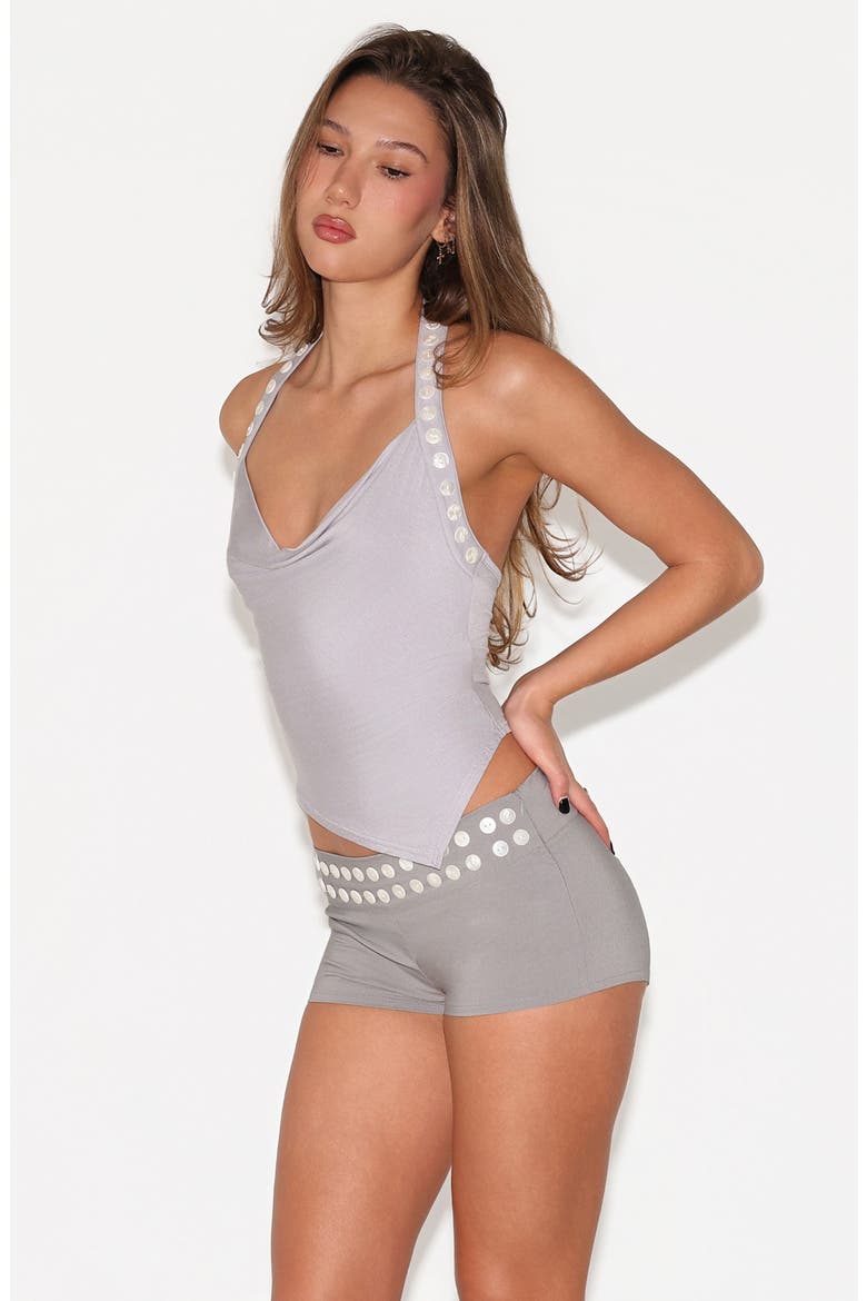 Suki Halter Top, Alternate, color, GREY