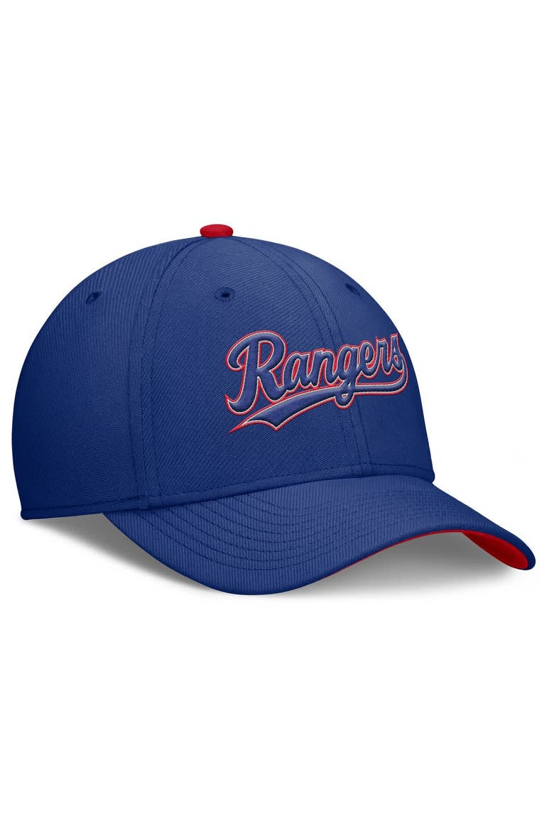 Men's Nike Royal Texas Rangers Primetime Rise Dri-FIT Flex Hat, Alternate, color, Royal