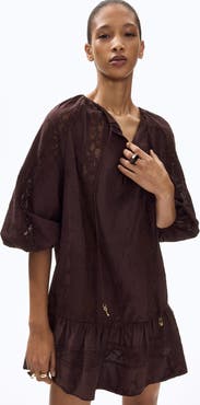 H&M Lace-inset Tunic Dress
