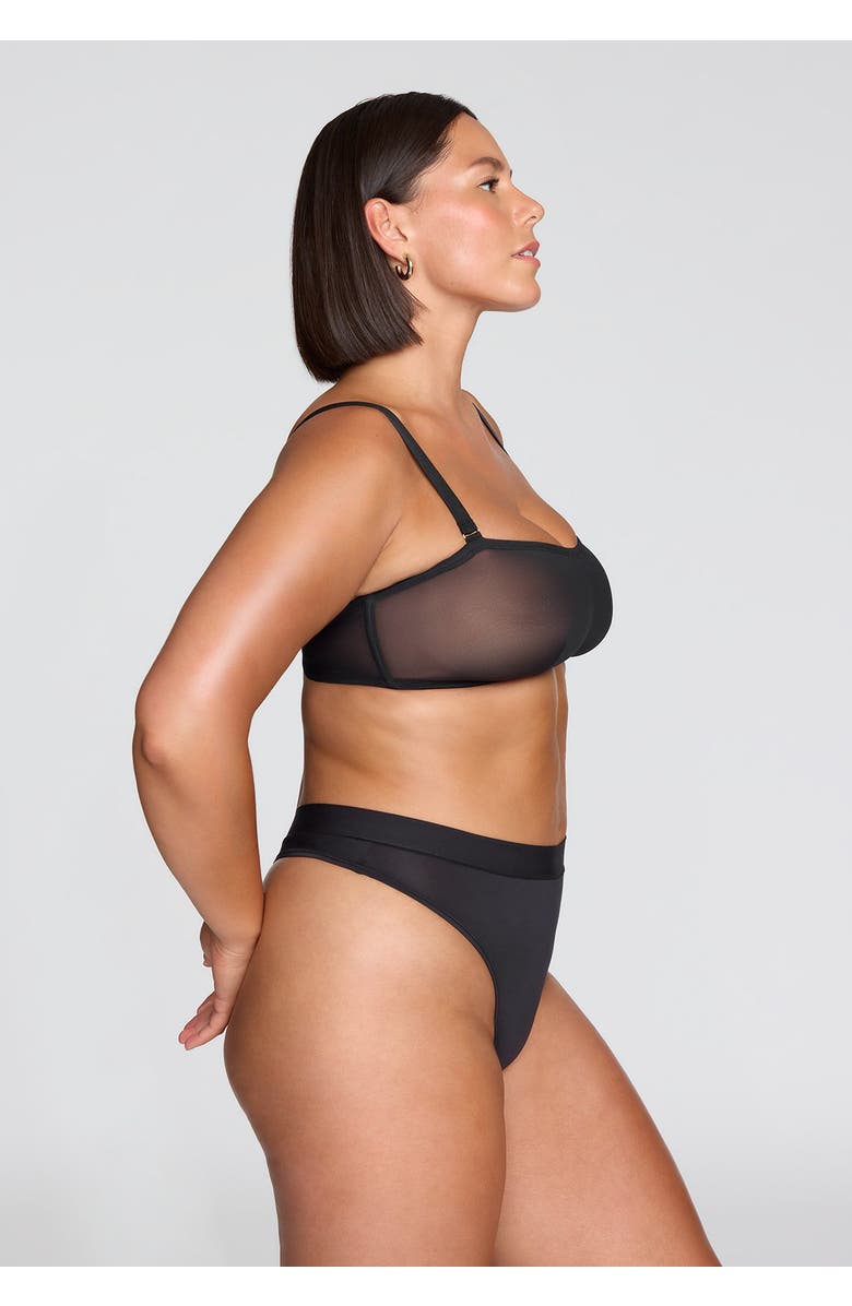 CUUP The Wireless Balconette Mesh, Alternate, color, Black