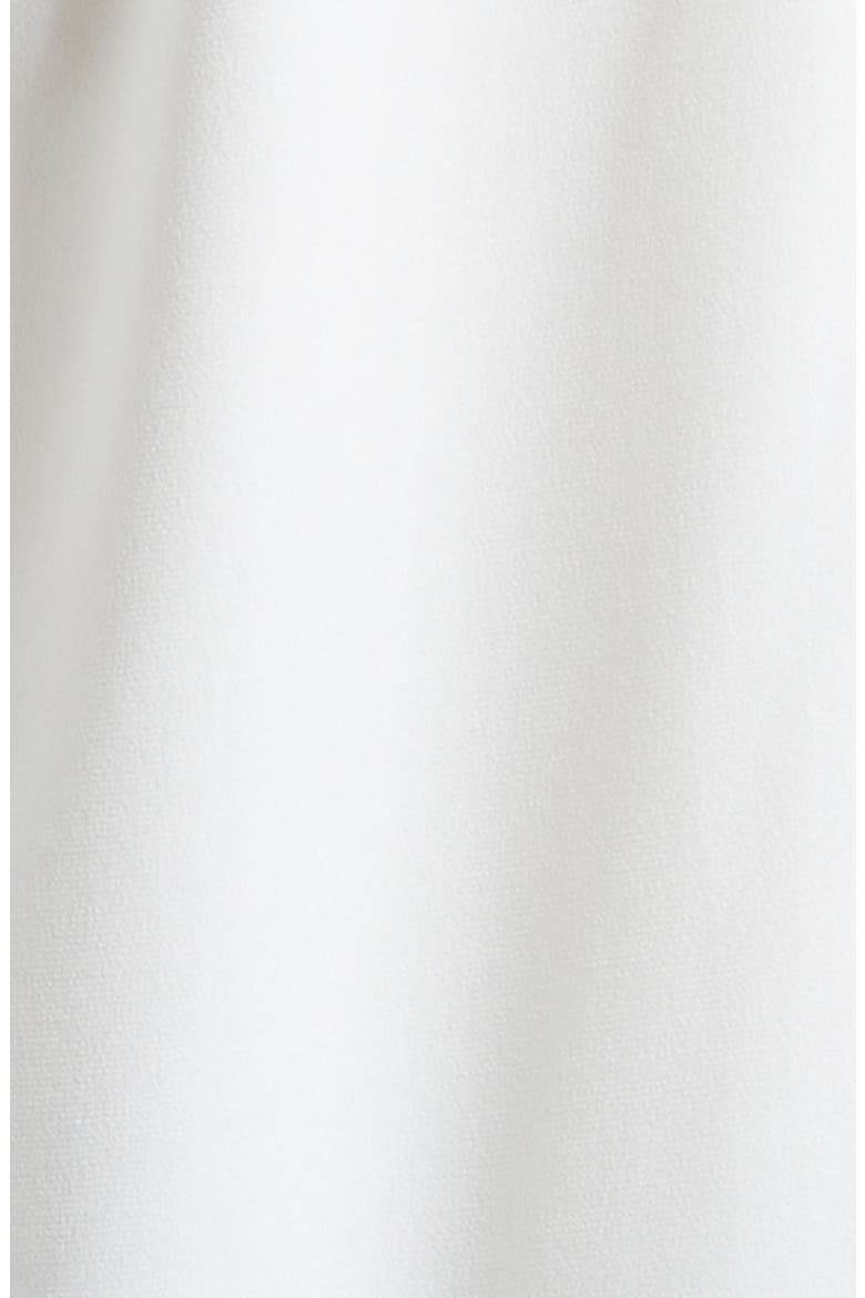 Gathered Jewel Neck Top, Alternate, color, OFF WHITE