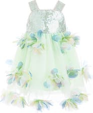 Mimi Tutu Sylvienne Sequin Floral Tulle Dress