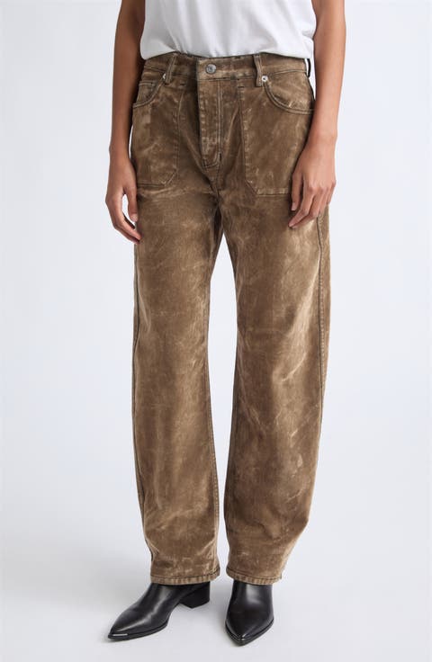 Rewind Flocked Denim Jeans
