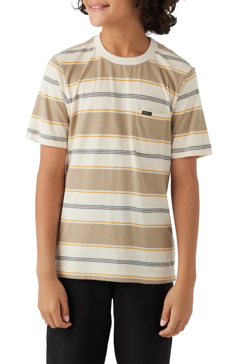 O'Neill Kids' Bolder Stripe Pocket T-Shirt, Main, color,