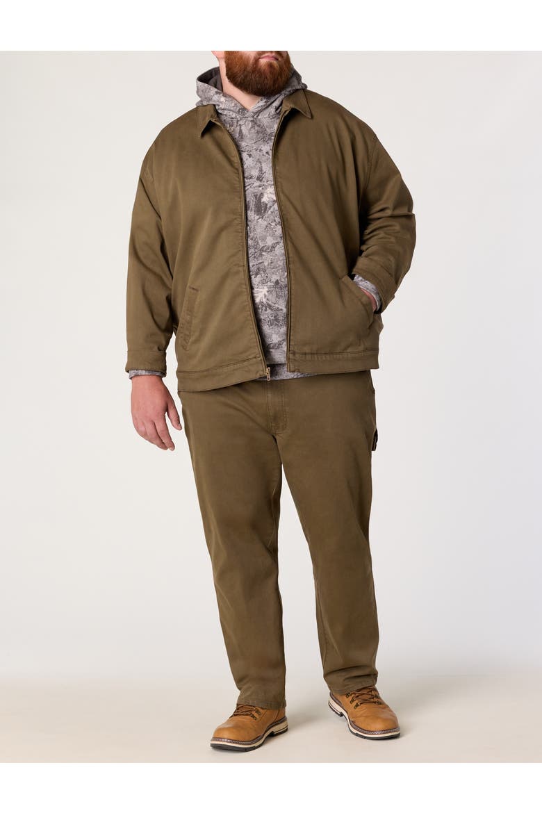 Big & Tall Utility Trucker Jacket, Alternate, color, TARMAC