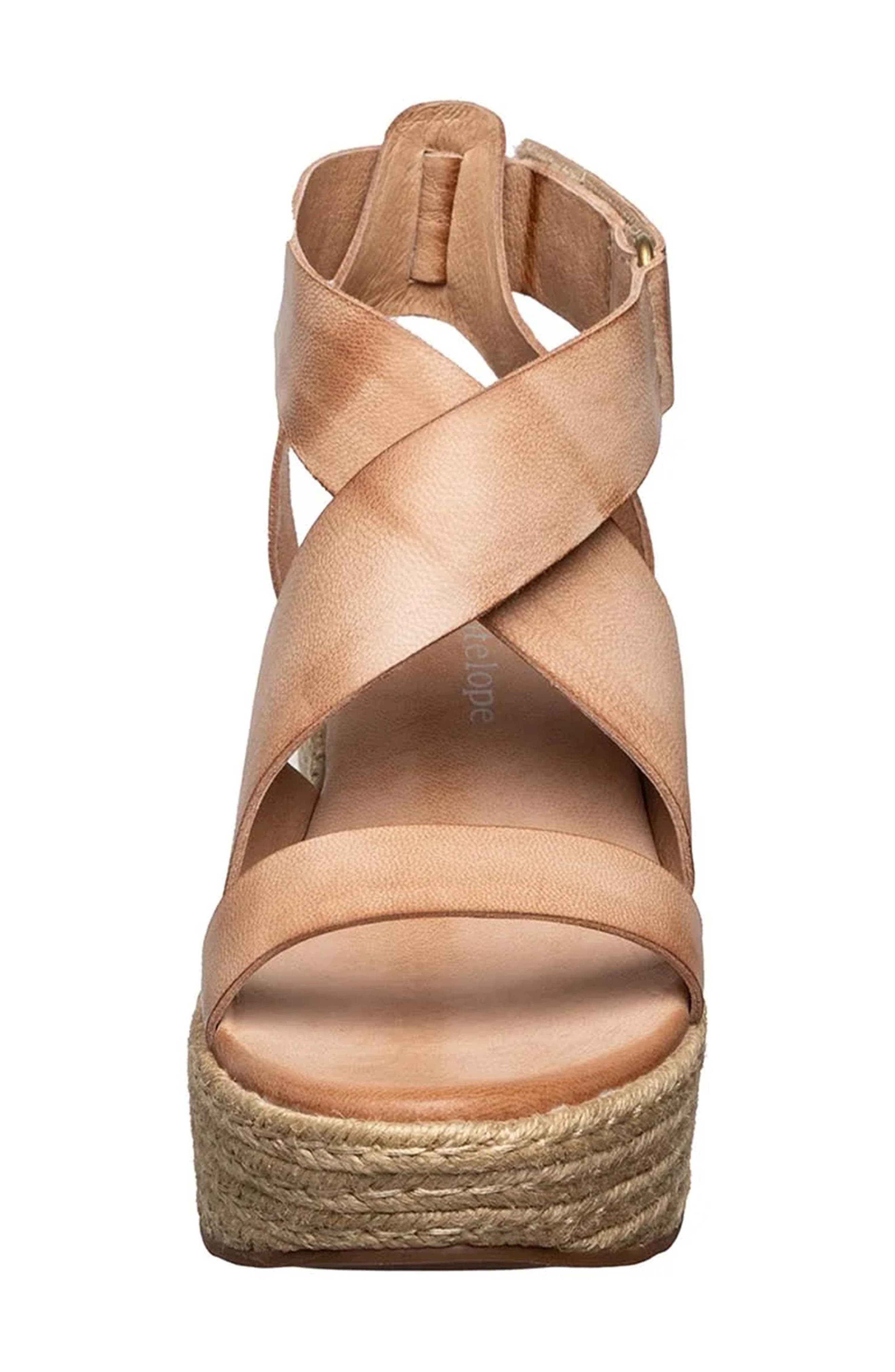 ANTELOPE Hadley Espadrille Wedge Sandal, Alternate, color, Make Up