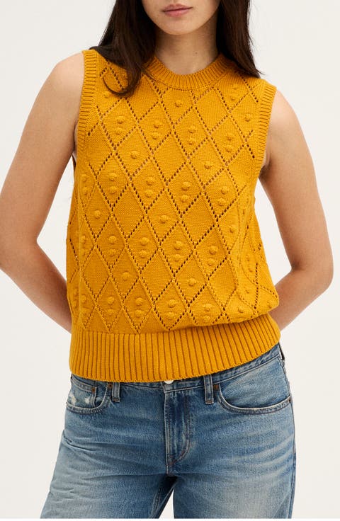 Zendaya Cotton Sweater Vest