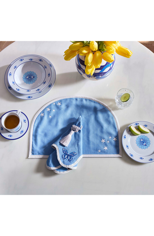 Jonathan Adler Constellation Placemat Set In Blue/white