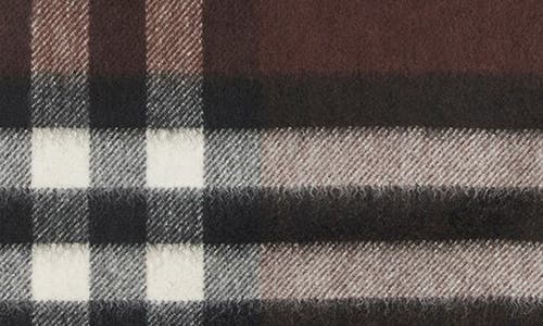 Burberry Giant Check Cashmere Scarf Accessories In Brown
