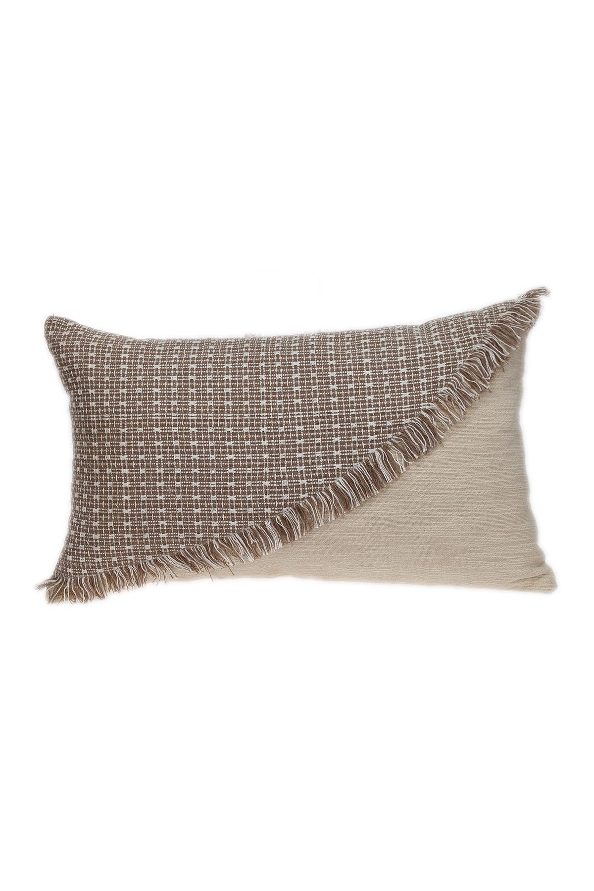 PARKLAND COLLECTION Nirvana Transitional Beige Throw Pillow