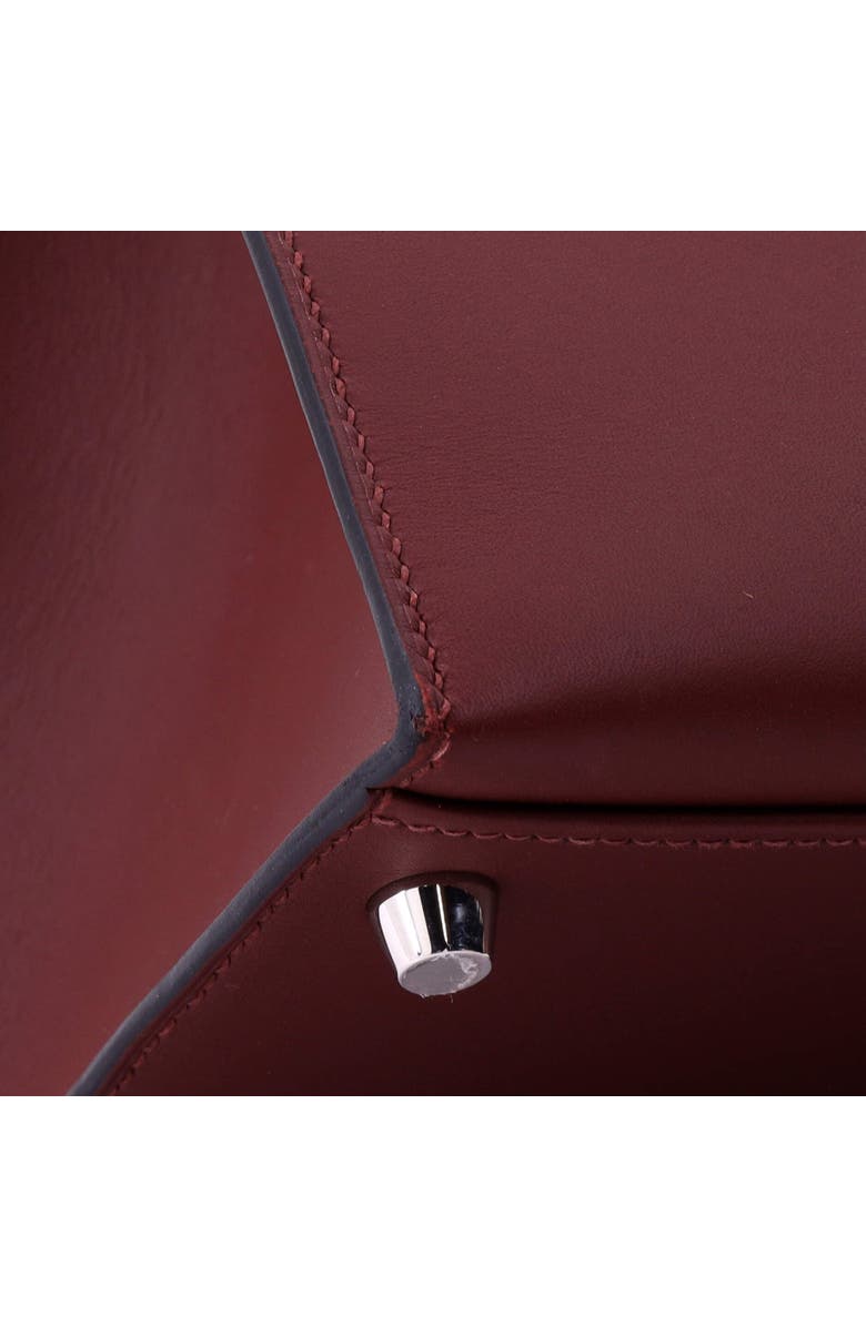 Pre-Owned Hermes Kelly Handbag Red Sombrero with Palladium Hardware 32, Alternate, color,