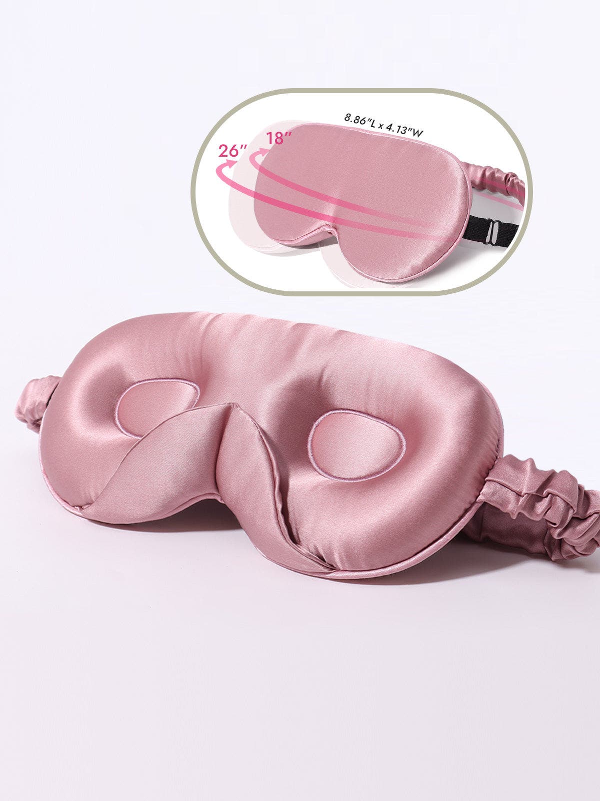 Silksilky 22 Momme Mulberry Silk Upgraded 3d Adjustable Eye Mask
