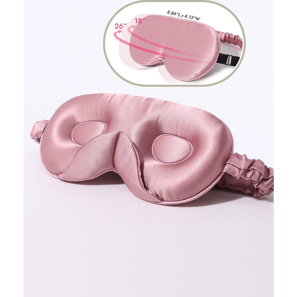 Silksilky 22 Momme Mulberry Silk Upgraded 3d Adjustable Eye Mask
