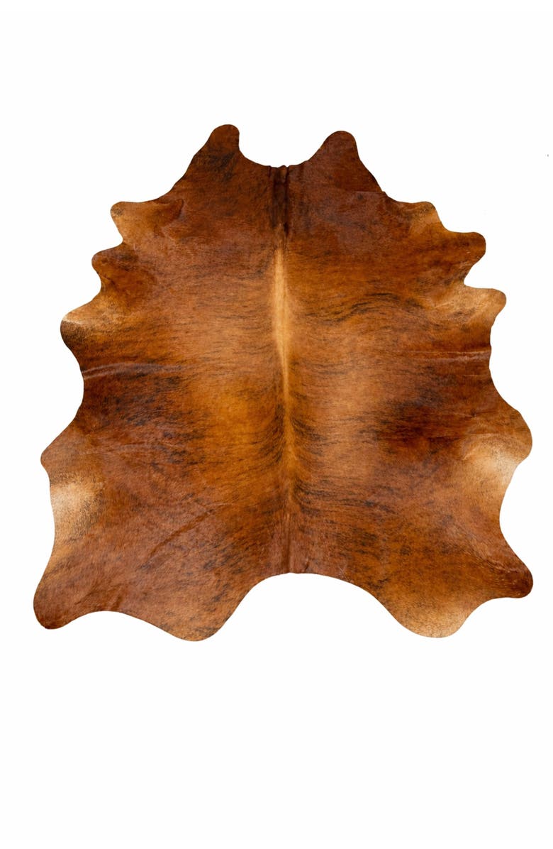 Rhacam Eco Hides RH Rugs Brindle Cowhide Rug 8'1" × 6'6", Main, color, Brindle