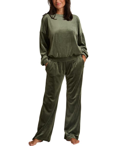 Velvet Pyjama Set Long-Sleeve