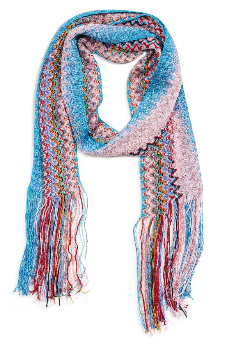 Missoni Fringe Scarf, Alternate, color, 