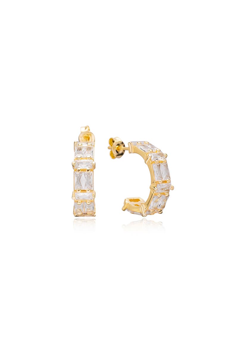 Mazin Jewels Eclat Hoops, Main, color, Gold