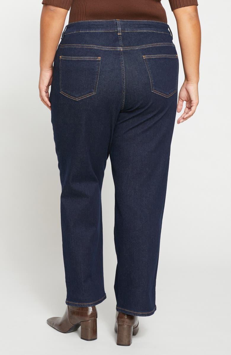 Universal Standard Bae Straight Leg Boyfriend Jeans, Alternate, color, Vintage Indigo Slvg