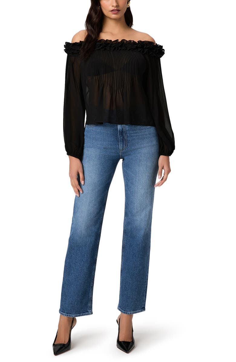 PAIGE Casey Off the Shoulder Silk Top, Alternate, color, 