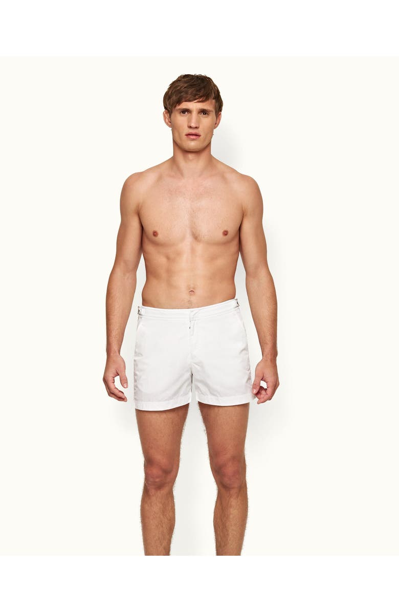 Orlebar Brown Setter Shorter Length Swim Shorts, Main, color, White
