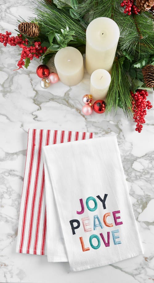 C & F Home C&f Home Joy. Peace. Love Towel In Multi