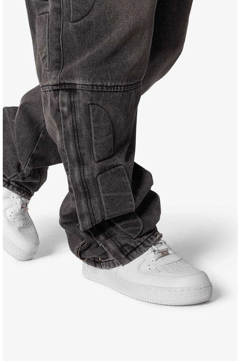 Ultra Baggy Jeans, Alternate, color, BLACK