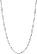 Nordstrom Baguette Cubic Zirconia Tennis Necklace