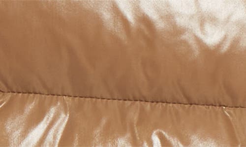 Moncler Grenoble Fleece & Quilted Down Hooded Jacket In Neutral