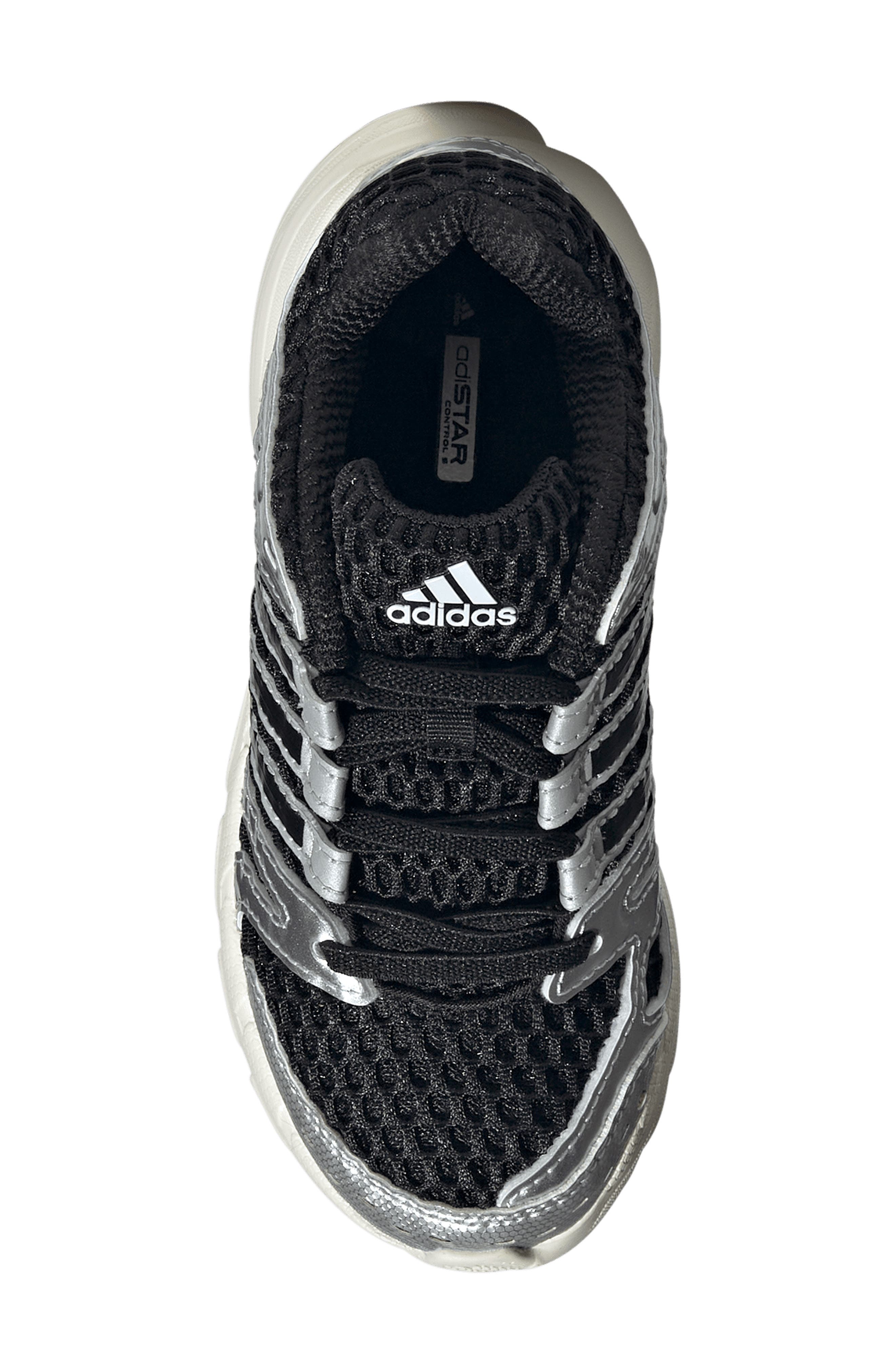 adidas Kids' Adistar Control 5 Sneaker, Alternate, color, Core Black/ Silver/ Grey
