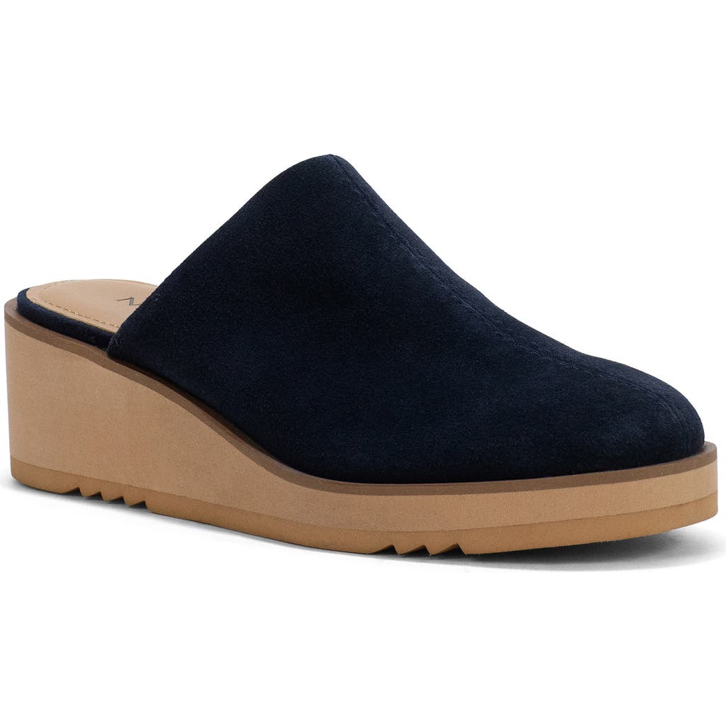 Nydj Edmond Wedge Mule In Navy