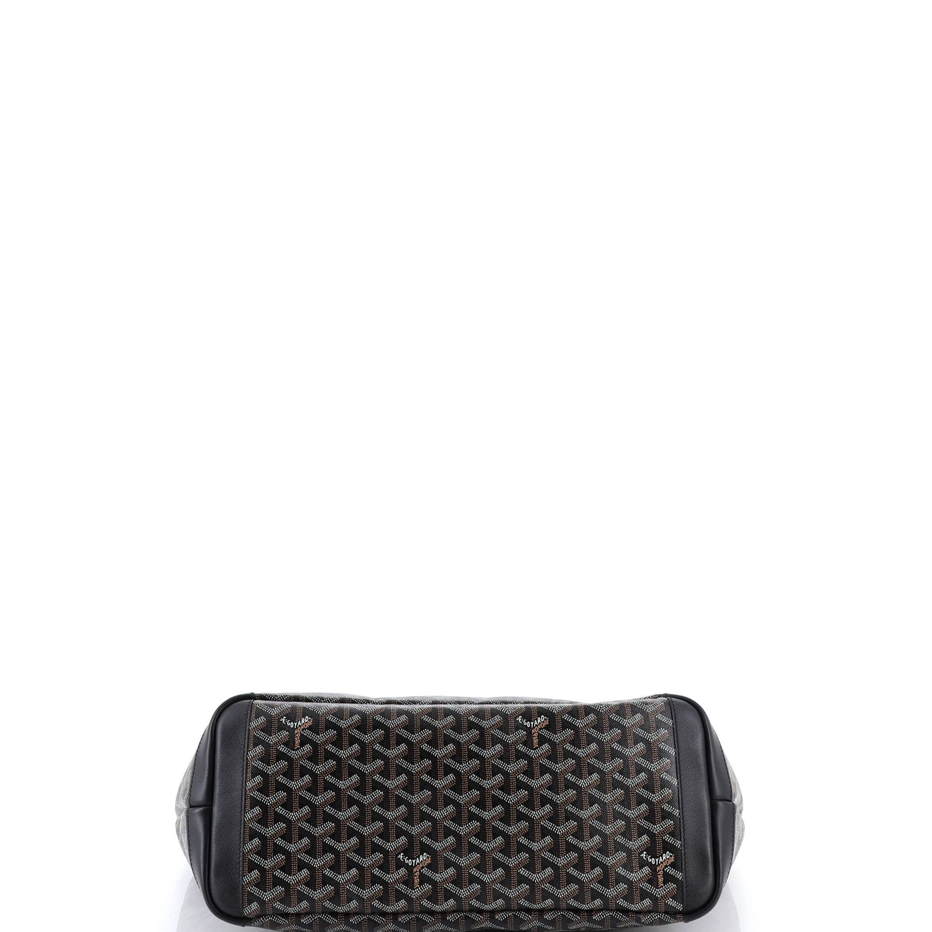 Pre-Owned Goyard Artois Tote Coated Canvas MM, Alternate, color, Black