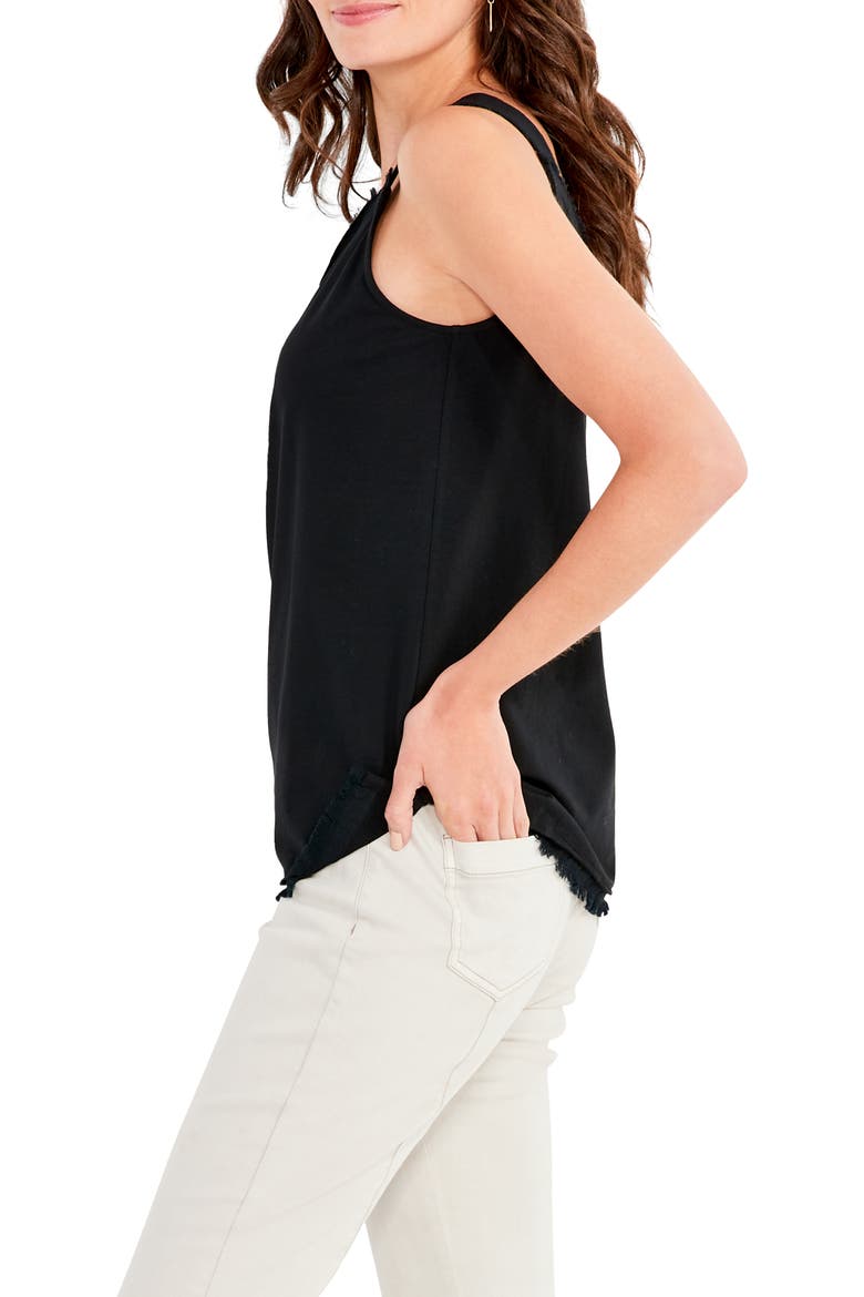 Fringe Knit Camisole, Alternate, color, BLACK ONYX
