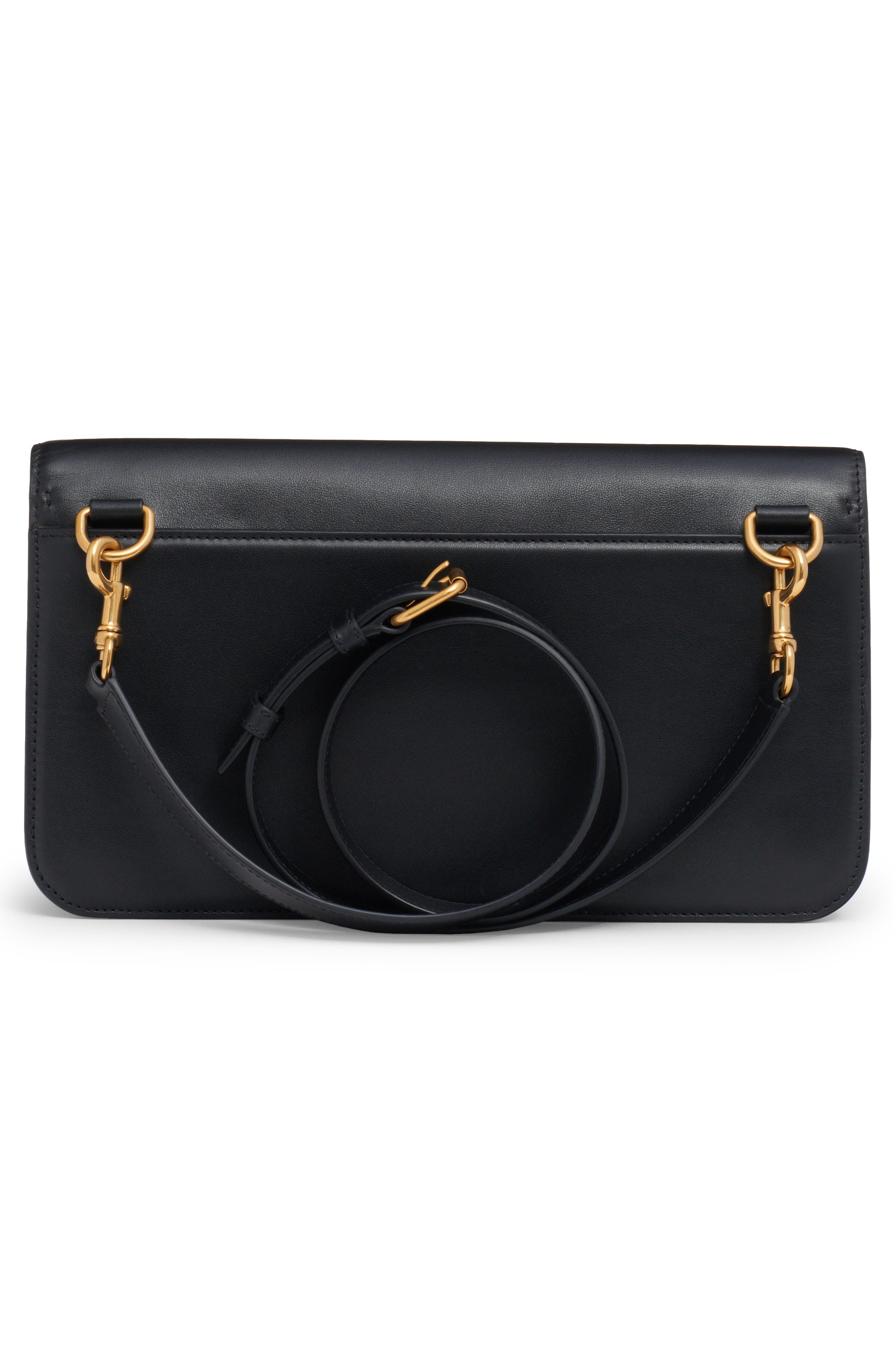 Valentino Garavani VLOGO Leather Convertible Crossbody Bag, Alternate, color, 