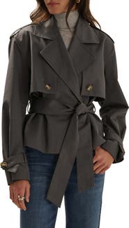 Favorite Daughter The Cropped Charles Trench Coat