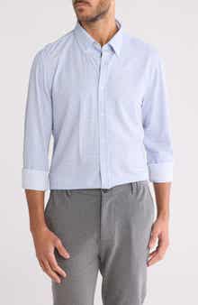 DENIM AND FLOWER Plaid Tech Button-Down Shirt