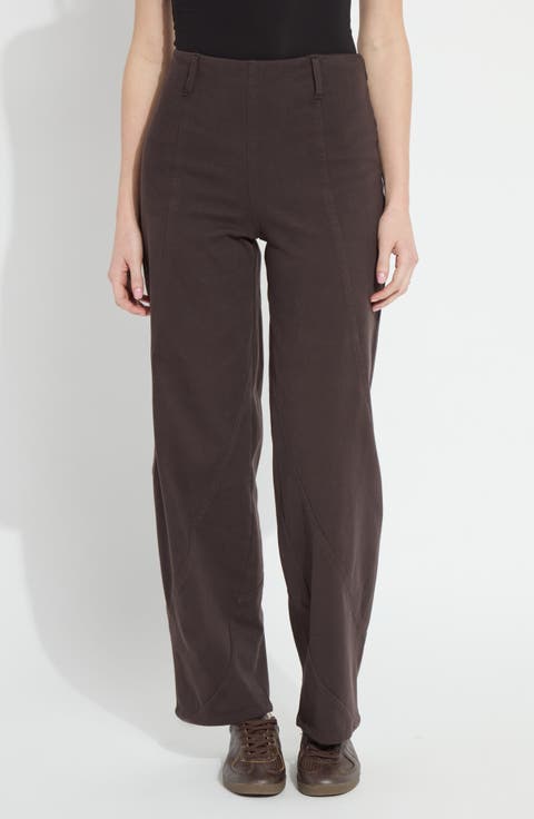 Amabel High Waist Seamed Barrel Leg Jeans