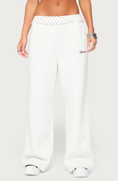 Deila Polka Dot Sweatpants