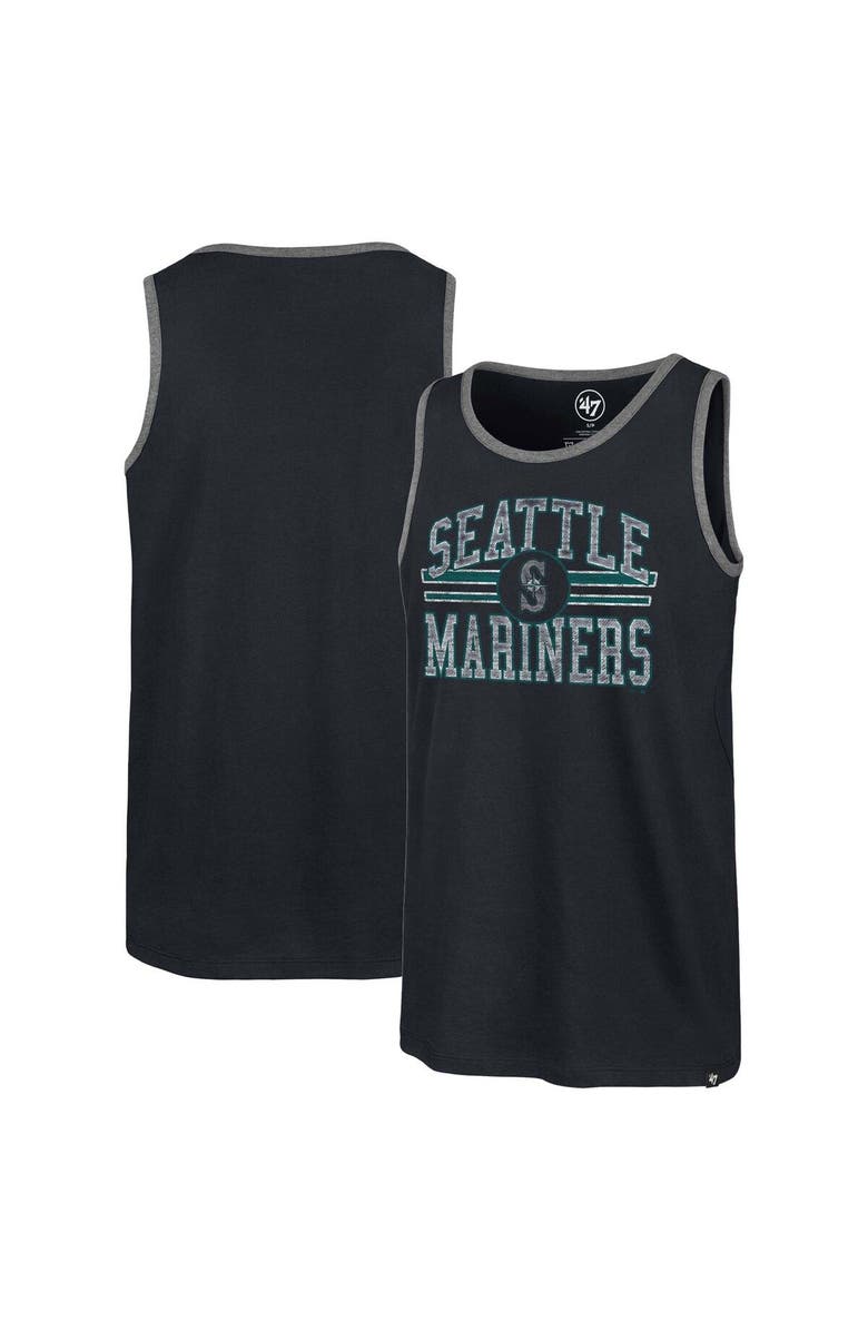 '47 Men's '47 Navy Seattle Mariners Winger Franklin Tank Top, Main, color, 