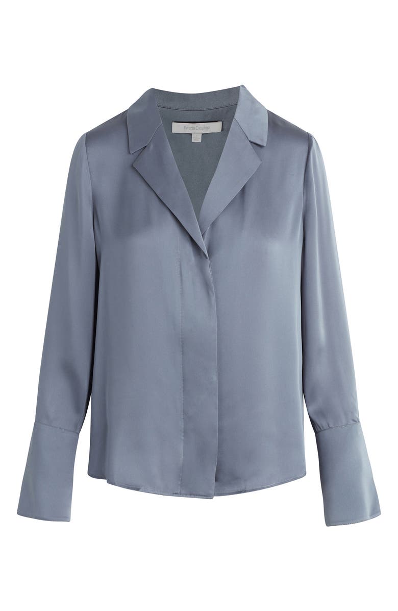 Favorite Daughter The Lily Button-Up Shirt, Alternate, color, Dk Slate