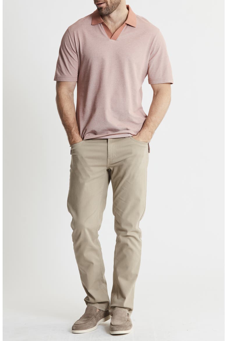 South Hampton Johnny Collar Polo, Alternate, color, LIGHT RED