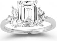 GLAZE JEWELRY Emerald Cut Moissanite Statement Ring