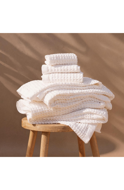 Italic Sedona Waffle Towels In White