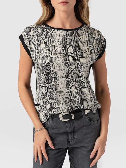 Saint + Sofia Turn Up Contrast Tee