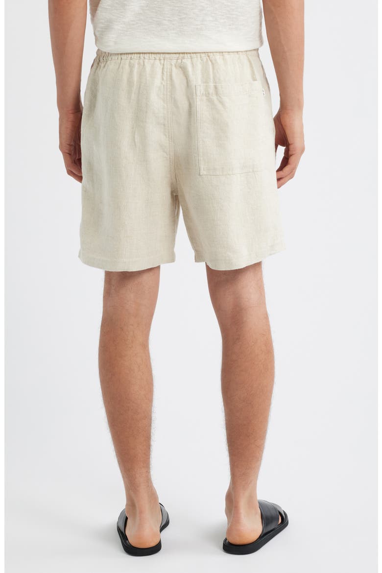 1454 Gregor Linen Drawstring Shorts, Alternate, color, OAT